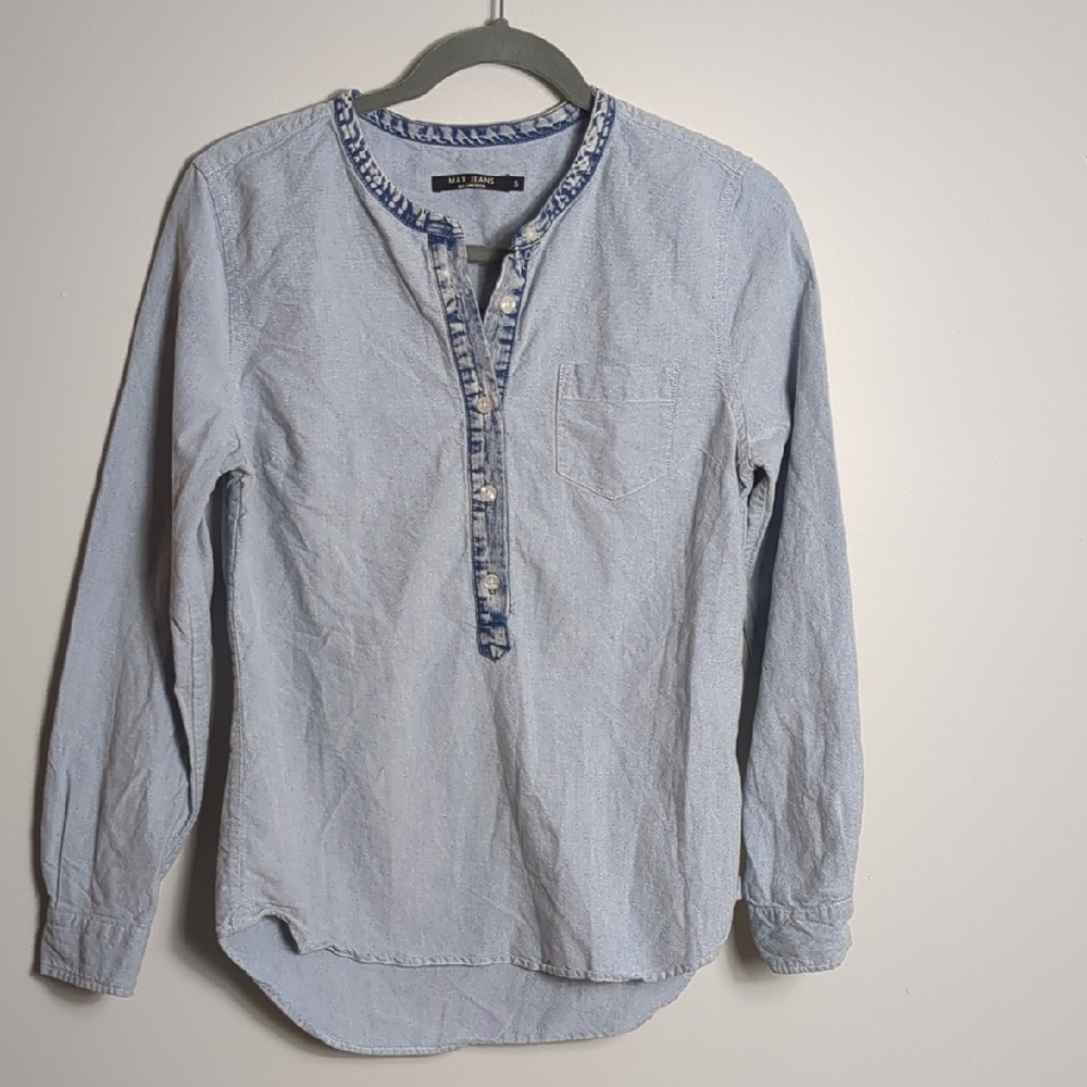 Max Jeans Blue Tunic Relaxed Fit